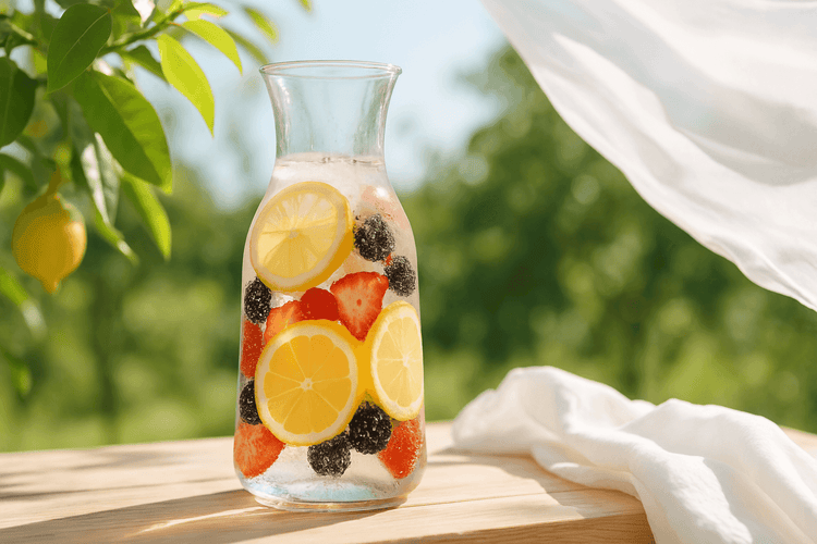 Carafes à Infusion Naturelle – Élégance & Hydratation en Verre - Mixoya