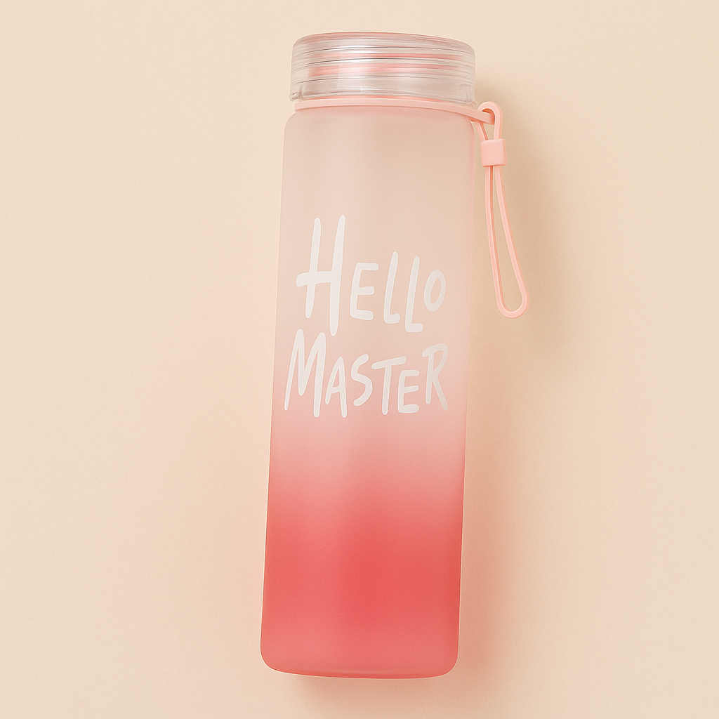 Bouteille en Verre HelloMaster — La Gourde Isotherme Élégante & Écologique - Mixoya