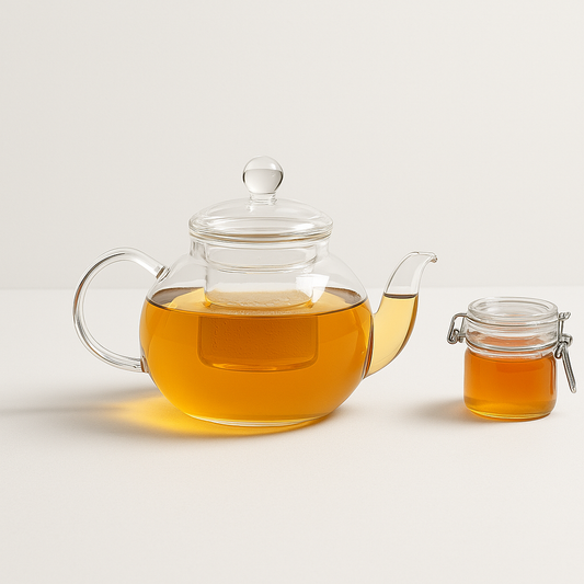 Infuseur à Thé en Verre avec Couvercle – Compatible Théière 1000ml - Mixoya