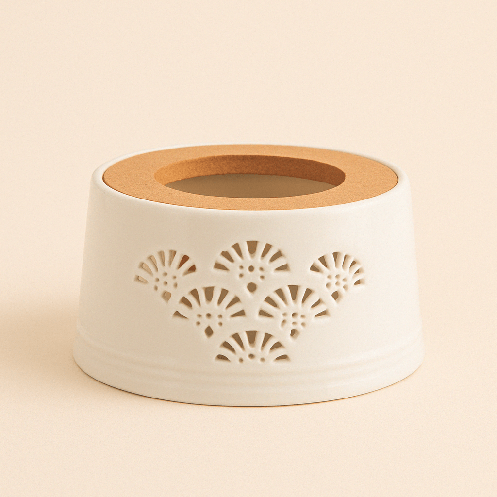 Réchaud Chauffe-Théière en Céramique – Design Japonais – Modèles Artisanaux - Mixoya