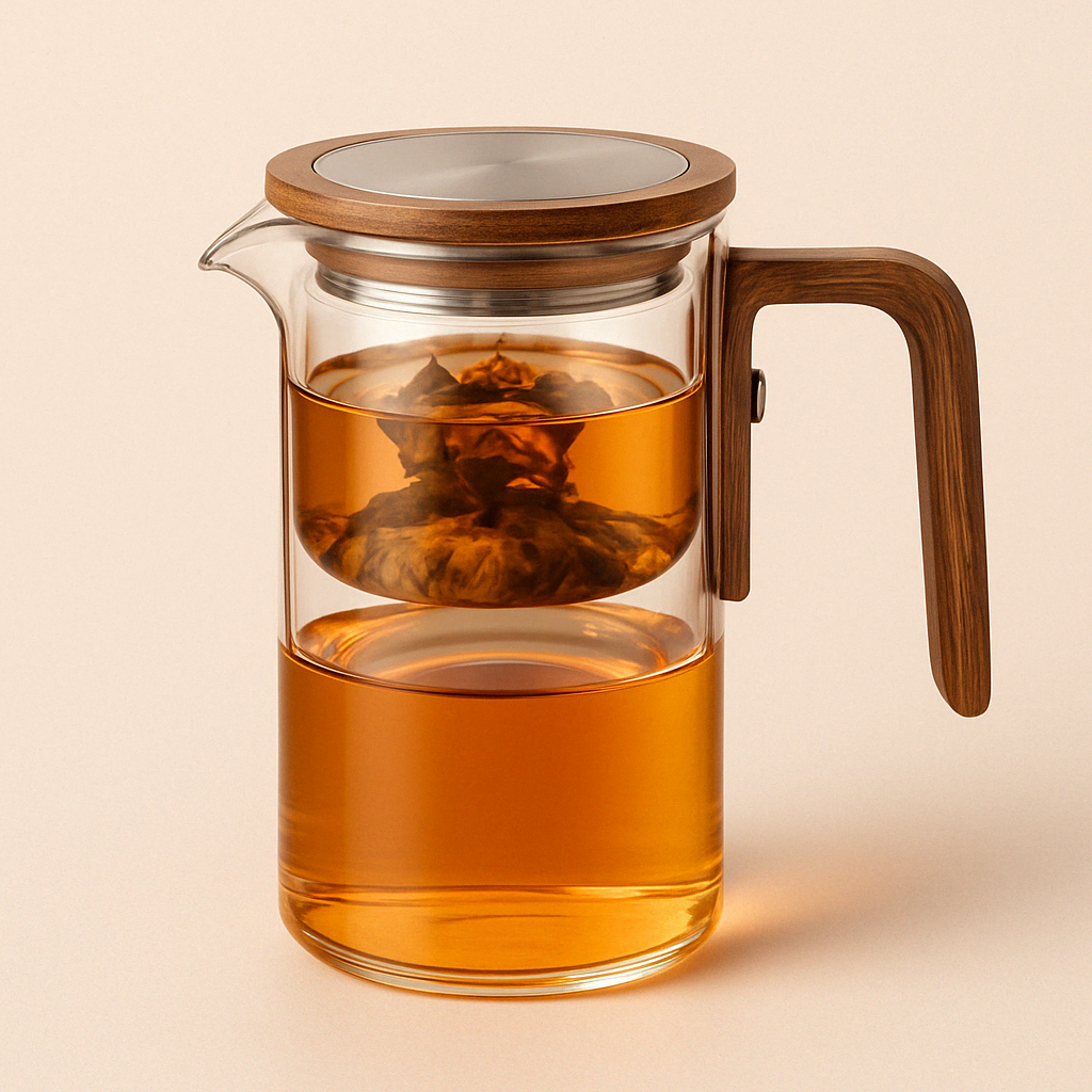Théière Infuseur Verre Borosilicate 500ml–700ml | Sublimez Votre Moment Thé - Mixoya