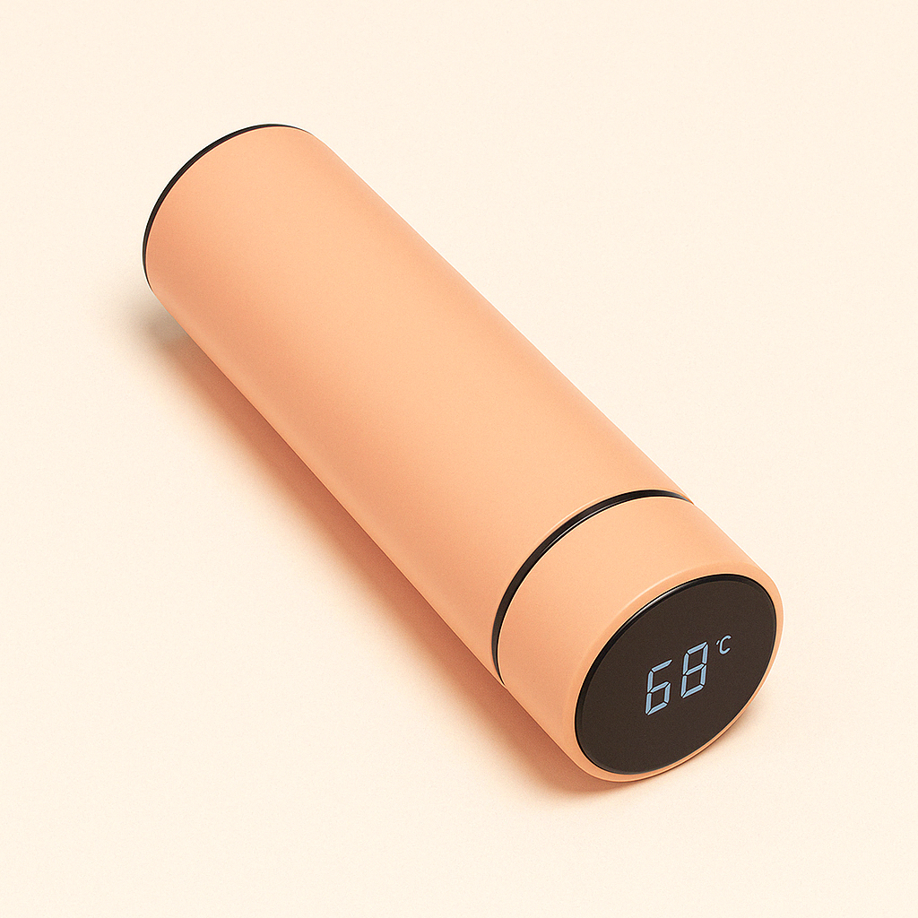 Bouteille Inox Intelligente 500ml avec Écran LED | Thermos Étanche Double Paroi - Mixoya