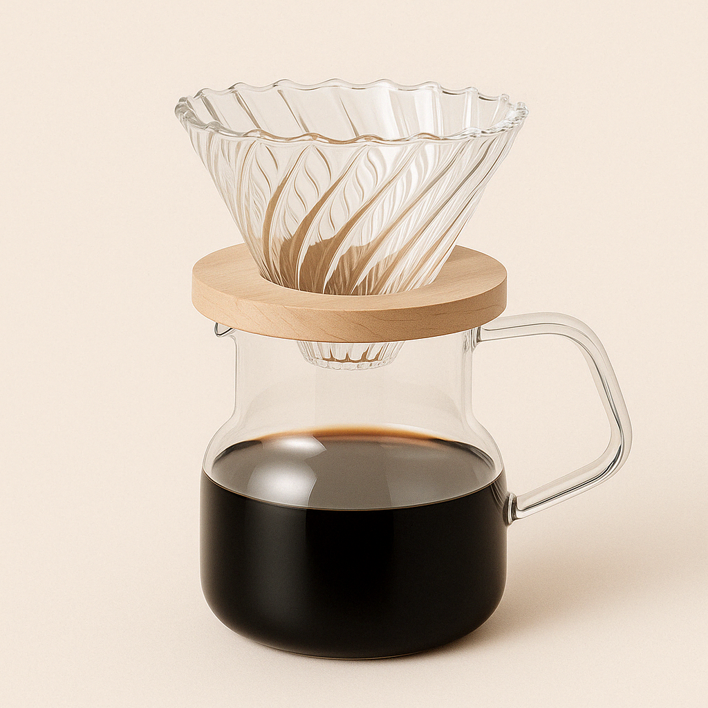 Carafe à Infusion en Verre Borosilicate 400 ml avec Filtre Intégré - Mixoya