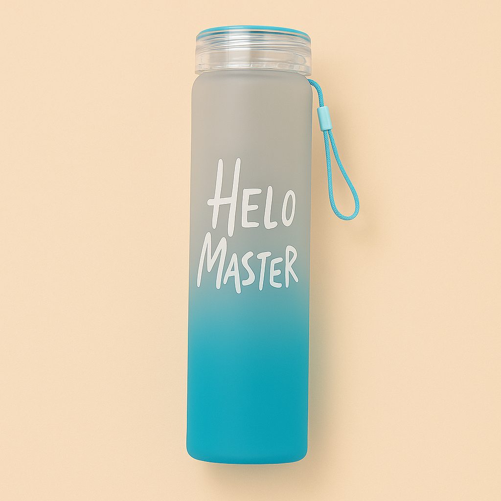 Bouteille en Verre HelloMaster — La Gourde Isotherme Élégante & Écologique - Mixoya