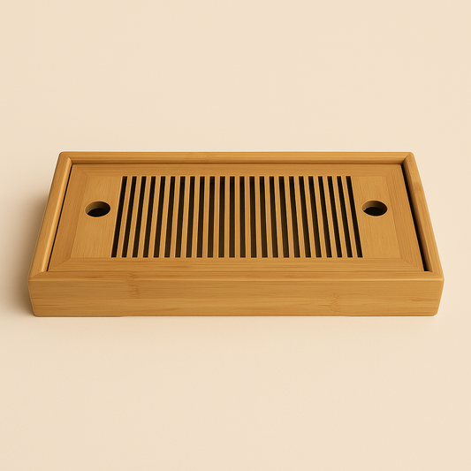 Plateau à Thé en Bambou Premium | Support Authentique pour Cérémonie du Thé Traditionnelle - Mixoya