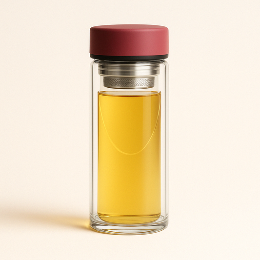 Bouteille à infusion en verre borosilicate – Double paroi isotherme 350ml/420ml - Mixoya