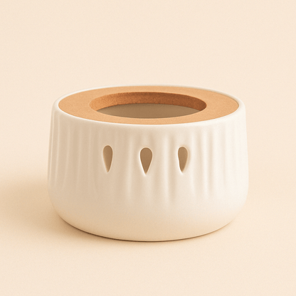 Réchaud Chauffe-Théière en Céramique – Design Japonais – Modèles Artisanaux - Mixoya