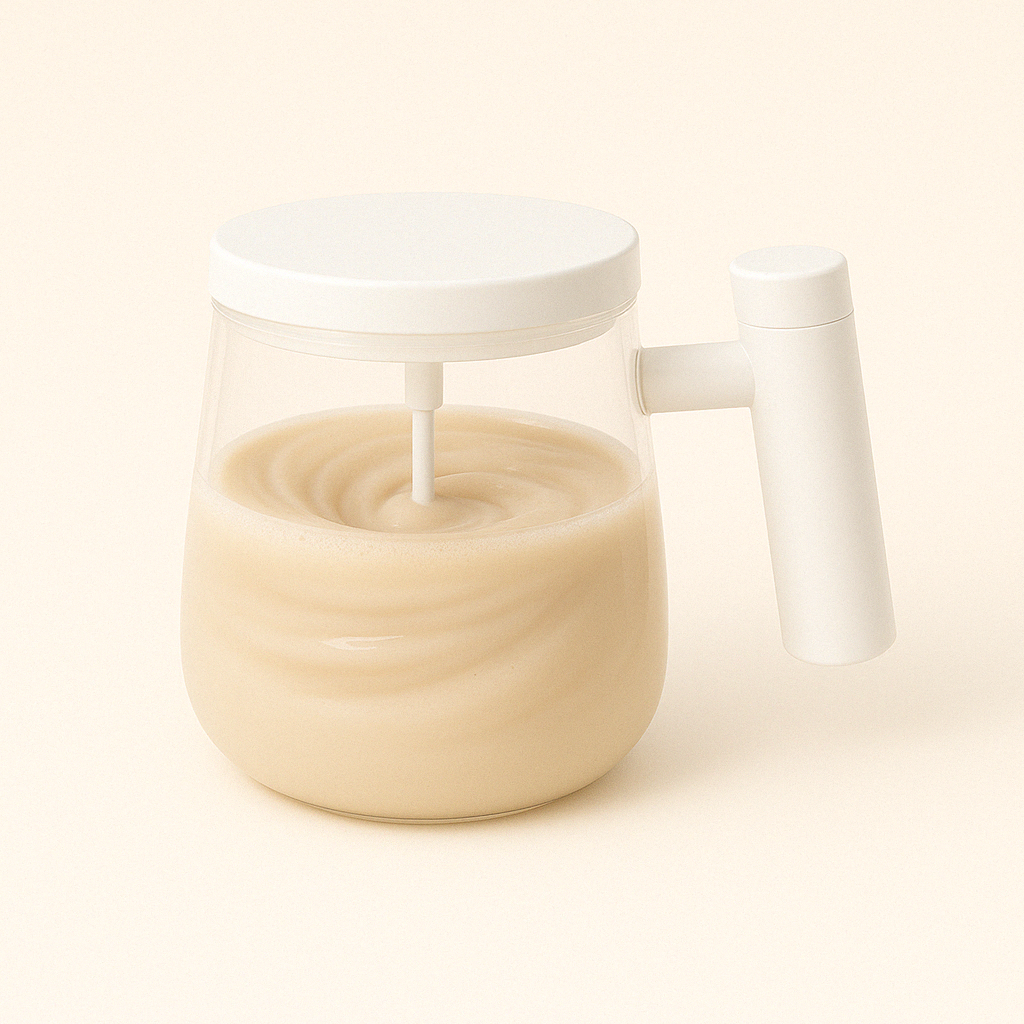 Mug Mélangeur Automatique – Sublimez vos Boissons Chaudes et Froides - Mixoya