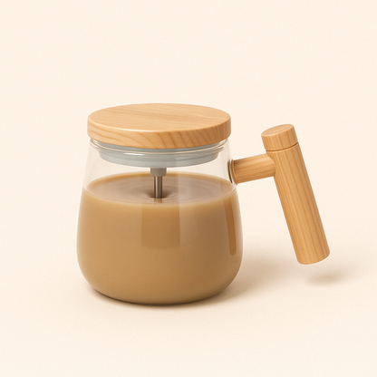 Mug Mélangeur Automatique – Sublimez vos Boissons Chaudes et Froides - Mixoya