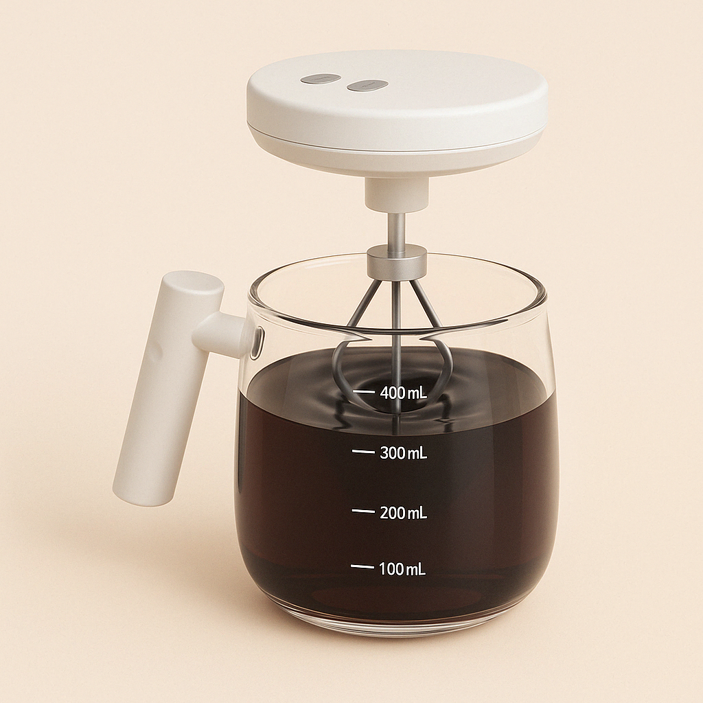 Mug Mélangeur Automatique – Sublimez vos Boissons Chaudes et Froides - Mixoya