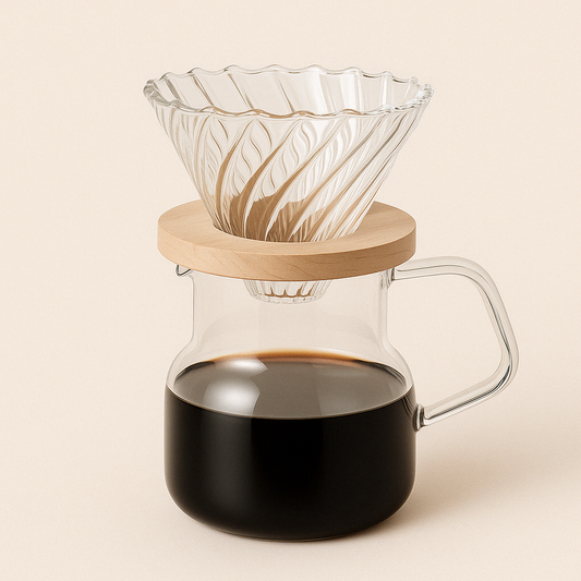 Carafe à Infusion en Verre Borosilicate 400 ml avec Filtre Intégré - Mixoya