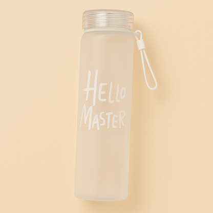 Bouteille en Verre HelloMaster — La Gourde Isotherme Élégante & Écologique - Mixoya