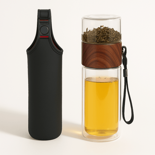 Bouteille d'Infusion Double Paroi 230ml – Thé Nomade et Écoresponsable - Mixoya