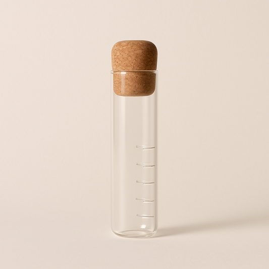 Flacon en Verre Borosilicate avec Bouchon en Liège – 200 ml - Mixoya