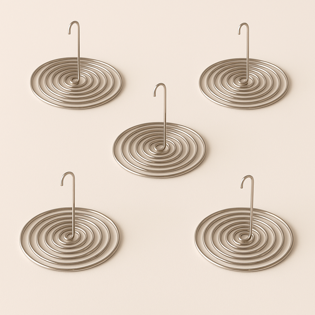 Lot de 5 Filtres à Thé en Spirale Inox – Filtration Fine & Réutilisable - Mixoya