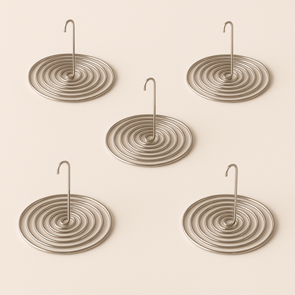 Lot de 5 Filtres à Thé en Spirale Inox – Filtration Fine & Réutilisable - Mixoya